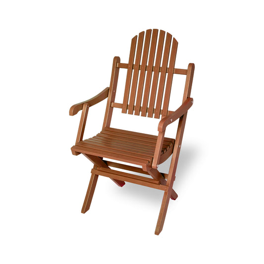 klassisk trädgårdsstol röd