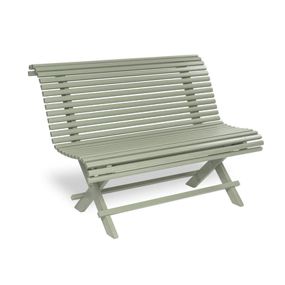 Antikgrön trädgårdssoffa för utomhusbruk