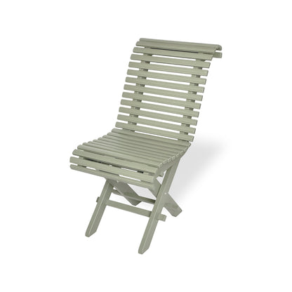 Trädgårdsstol Sundborn i antikgrön, handgjord trädgårdsstol i klassisk stil