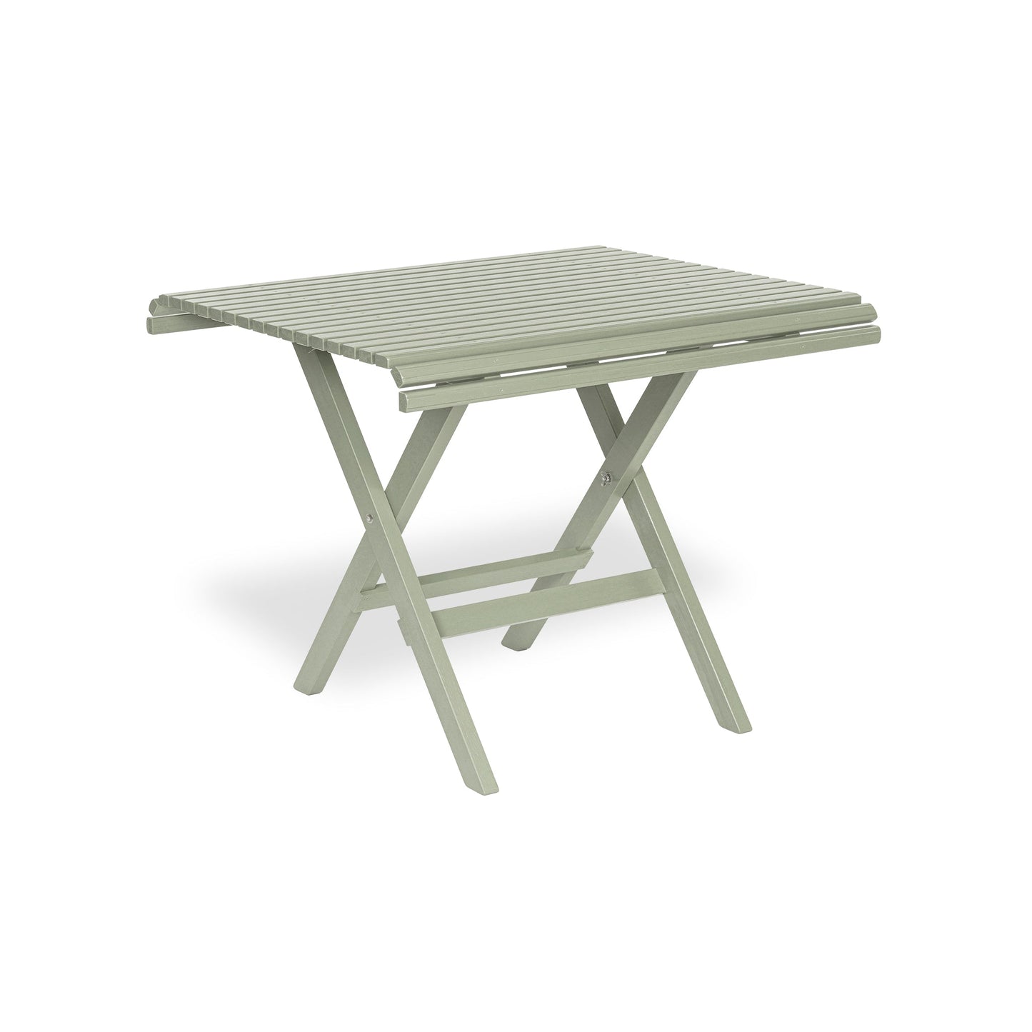 Trädgårdsbord Sundborn i antikgrön, klassiskt bord i trä för trädgård