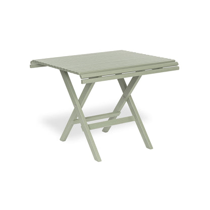 Trädgårdsbord Sundborn i antikgrön, klassiskt bord i trä för trädgård