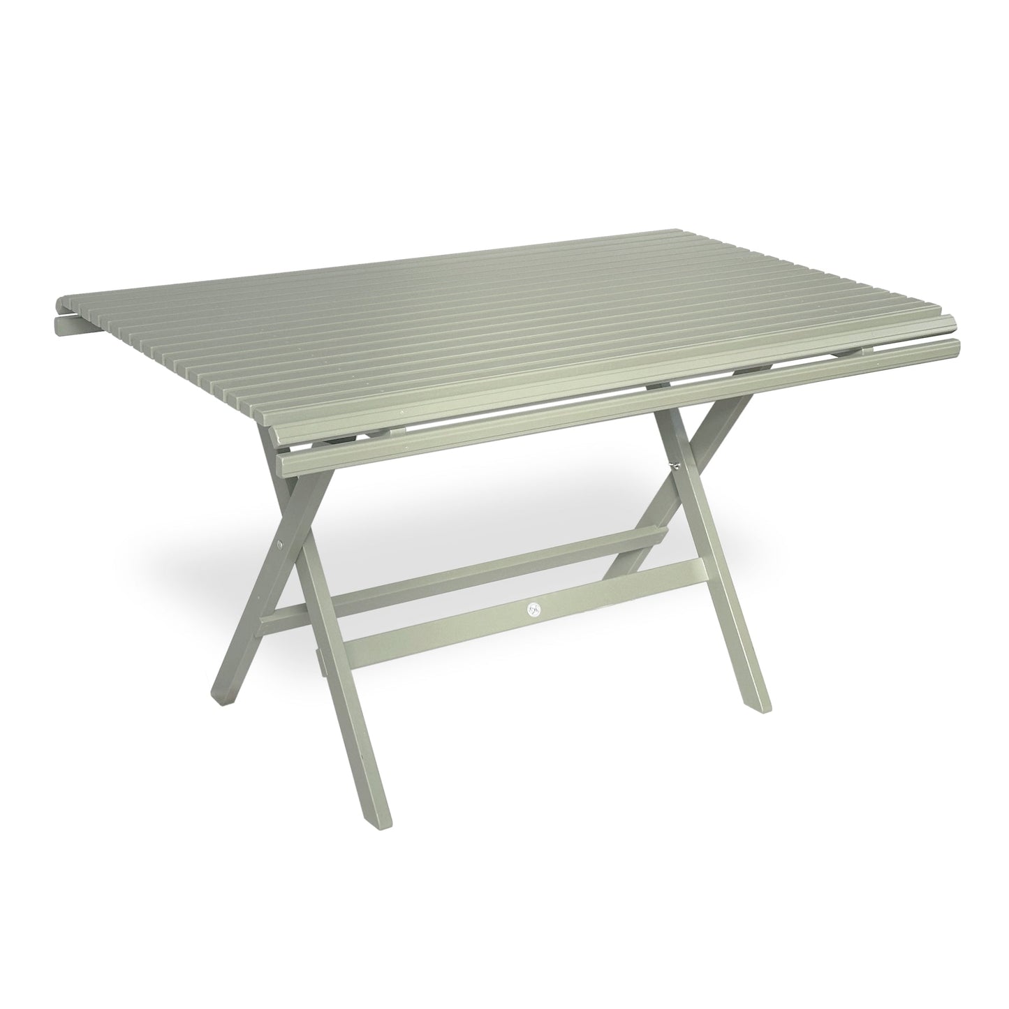 Trädgårdsbord Sundborn i antikgrön, träbord i klassisk form för utomhusmiljö